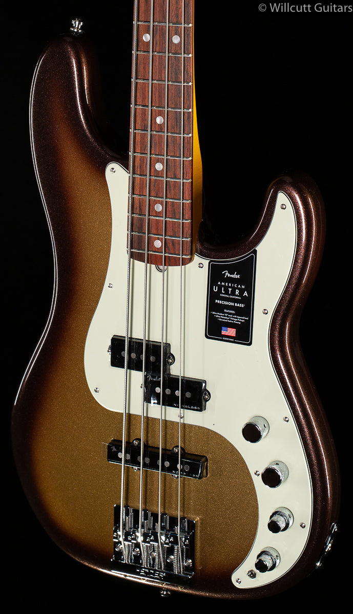 Fender American Ultra Precision Bass Mocha Burst