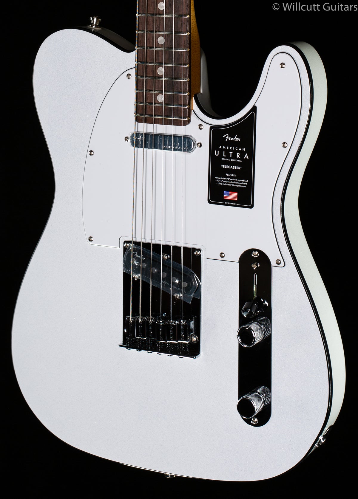 Fender American Ultra Telecaster Arctic Pearl Rosewood