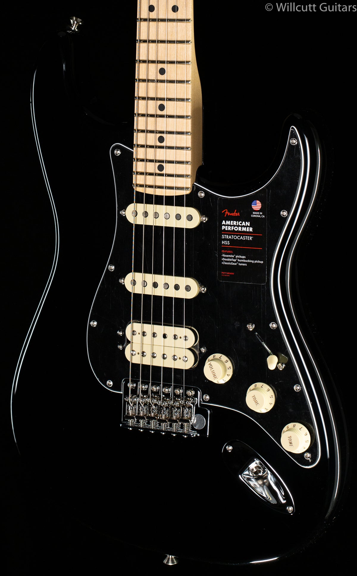 Fender American Performer Stratocaster HSS Black