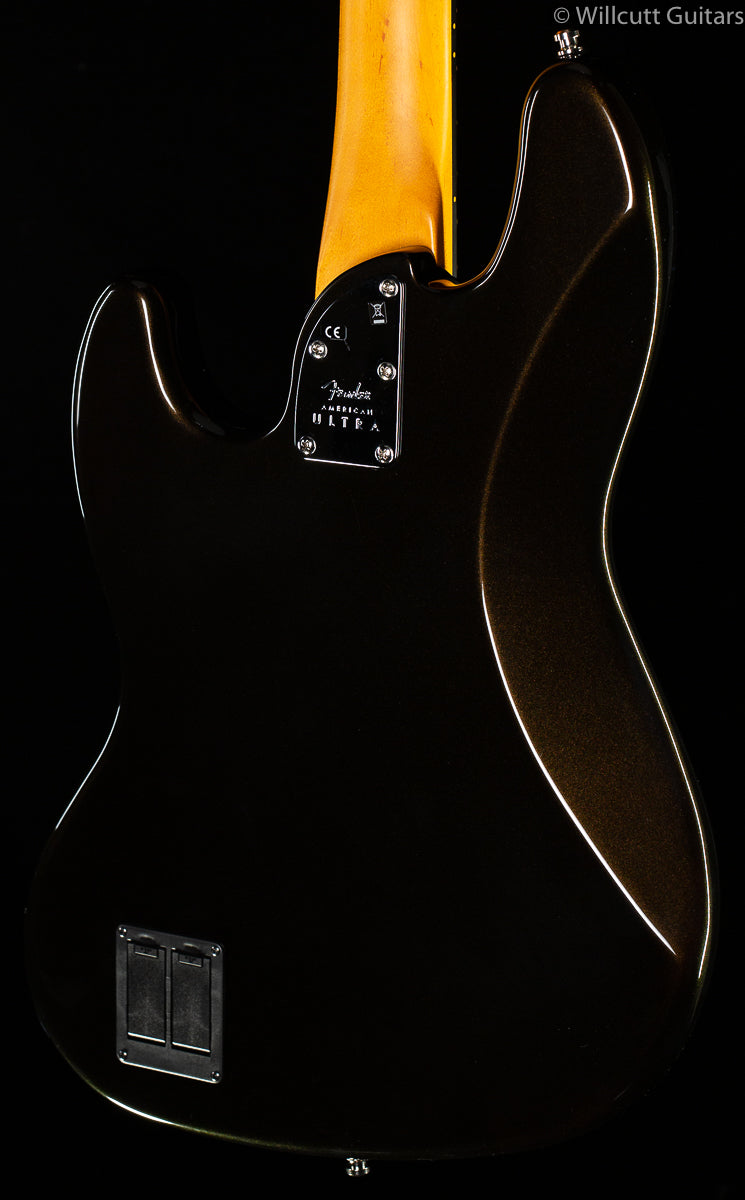 Fender American Ultra Jazz Bass®, Maple Fingerboard, Texas Tea