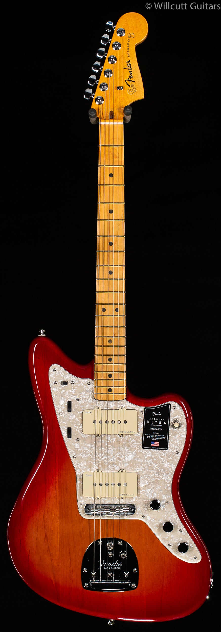 Fender American Ultra Jazzmaster®, Maple Fingerboard, Plasma Red 