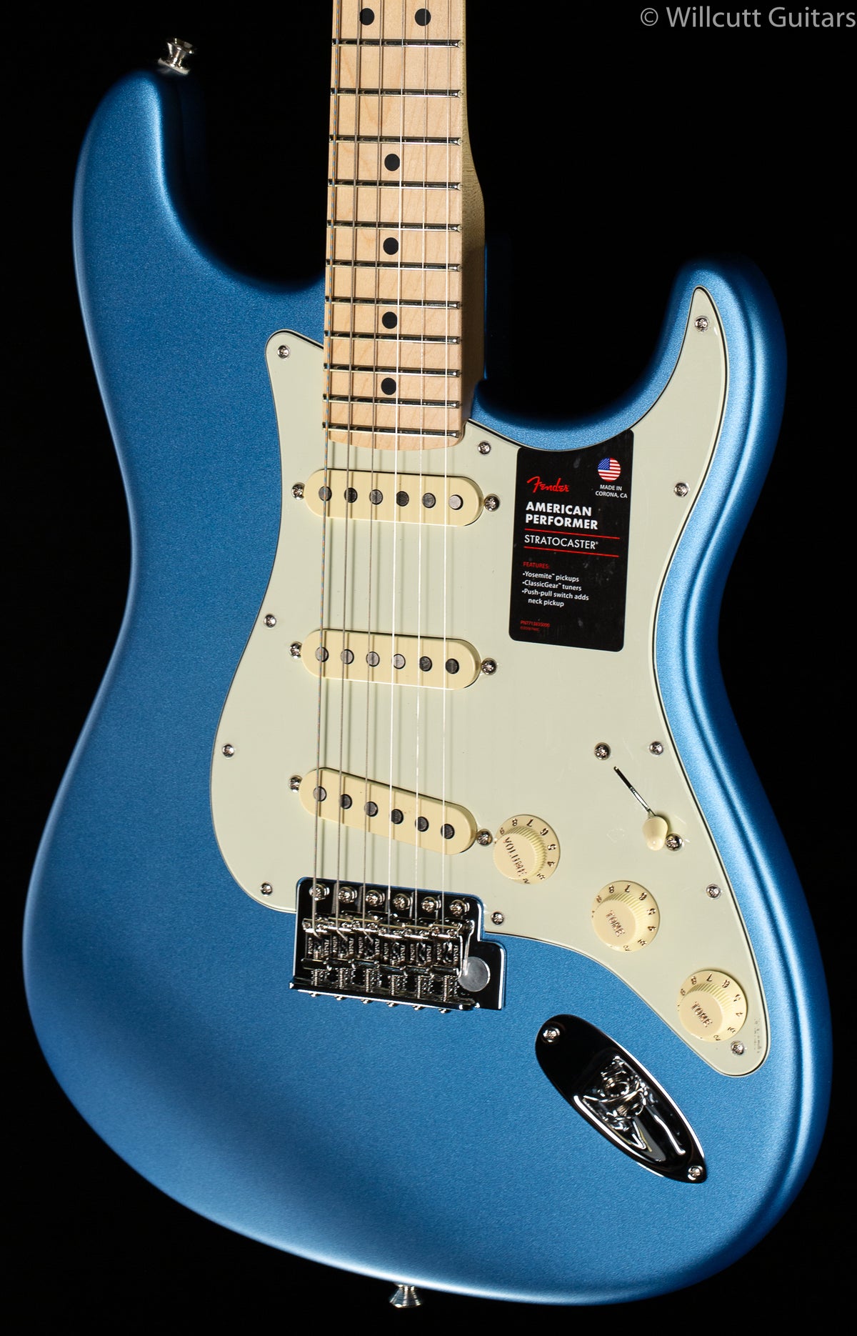 Fender American Performer Stratocaster Satin Lake Placid