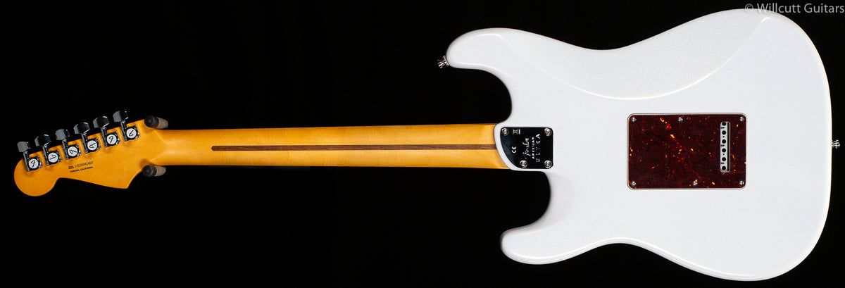 Fender American Ultra Stratocaster Arctic Pearl Rosewood Fingerboard