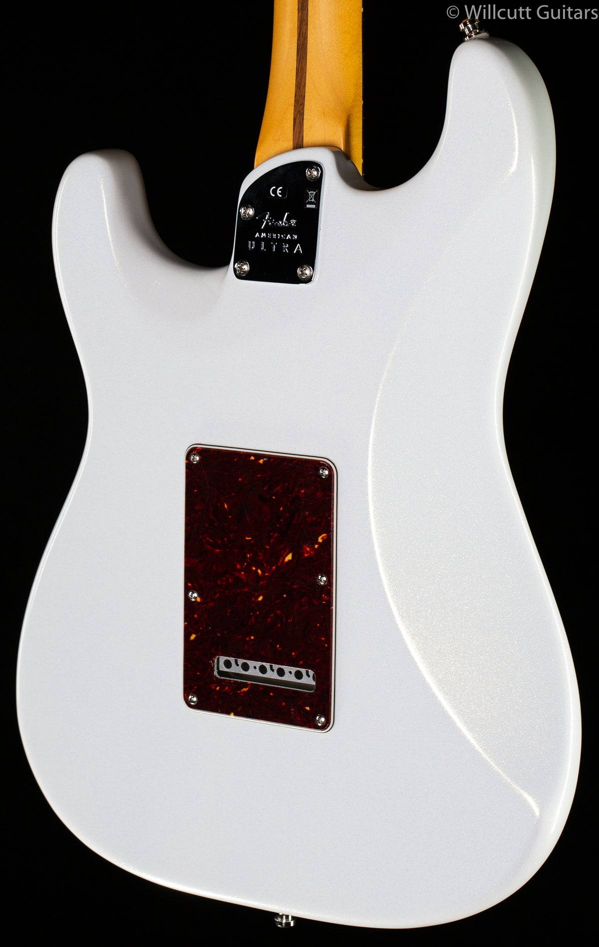Fender American Ultra Stratocaster Arctic Pearl Rosewood Fingerboard