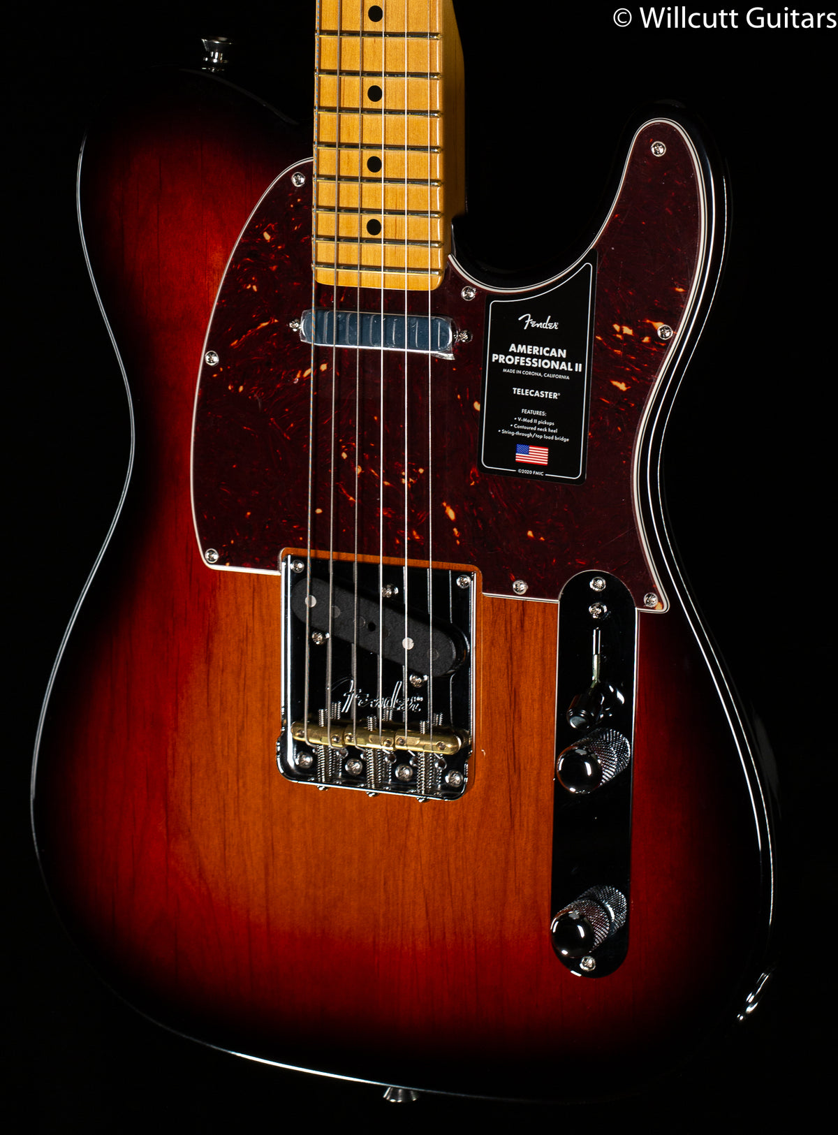 Fender American Professional II Telecaster 3-Color Sunburst DEMO