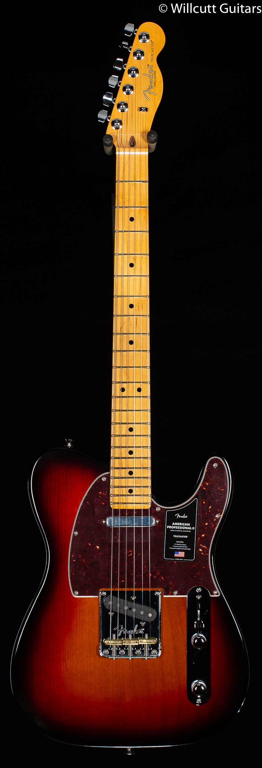 Fender American Professional II Telecaster 3-Color Sunburst DEMO