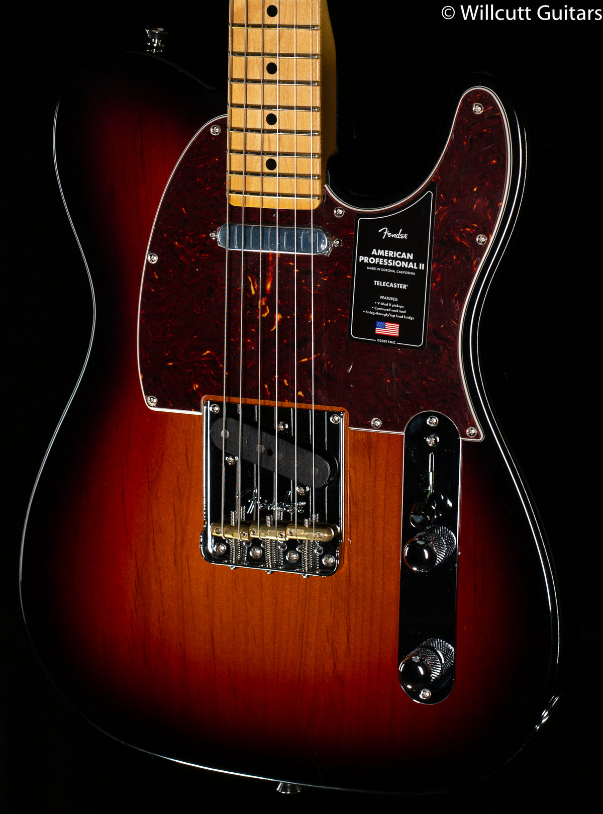 Fender American Professional II Telecaster 3-Color Sunburst DEMO