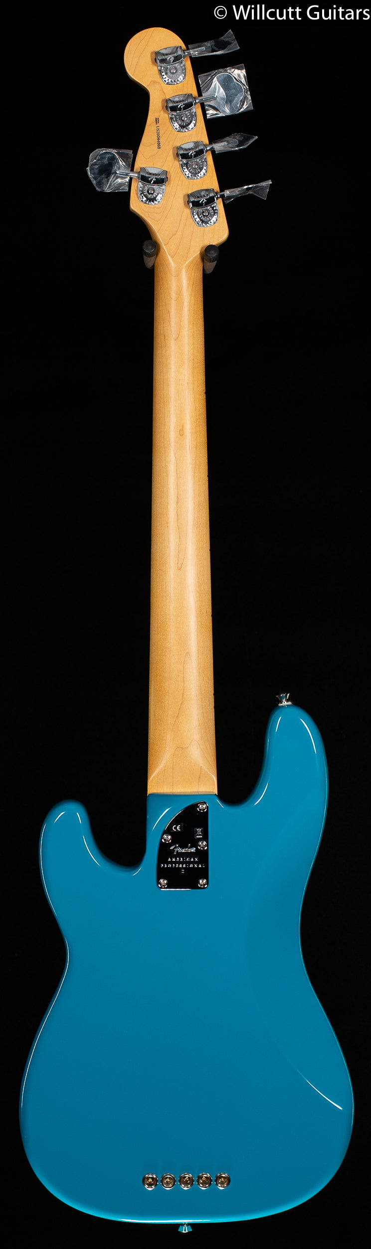 Fender American Professional II Precision Bass V Miami Blue Maple Fingerboard