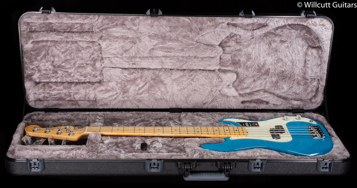Fender American Professional II Precision Bass V Miami Blue Maple Fingerboard