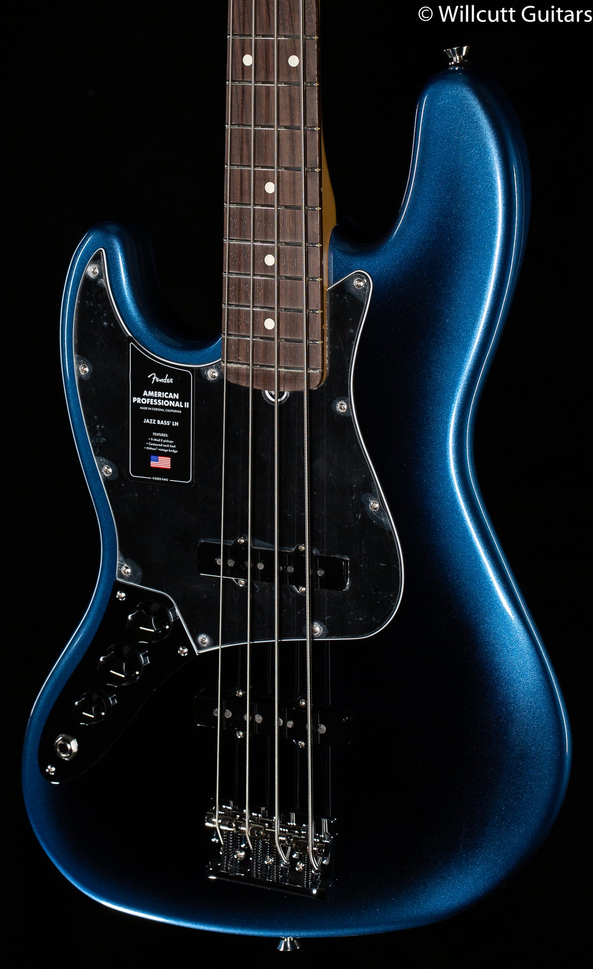 Fender American Professional II Jazz Bass Left-Hand Dark Night Rosewood Fingerboard