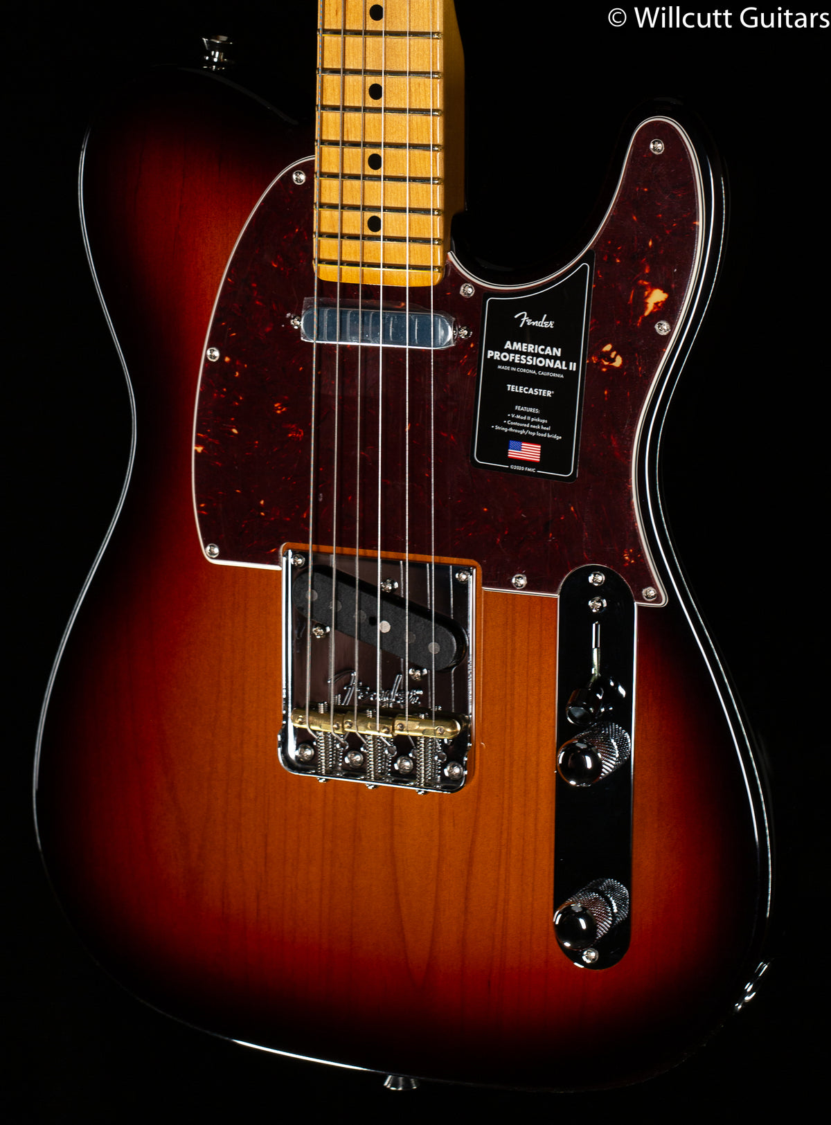 Fender American Professional II Telecaster 3-Color Sunburst DEMO