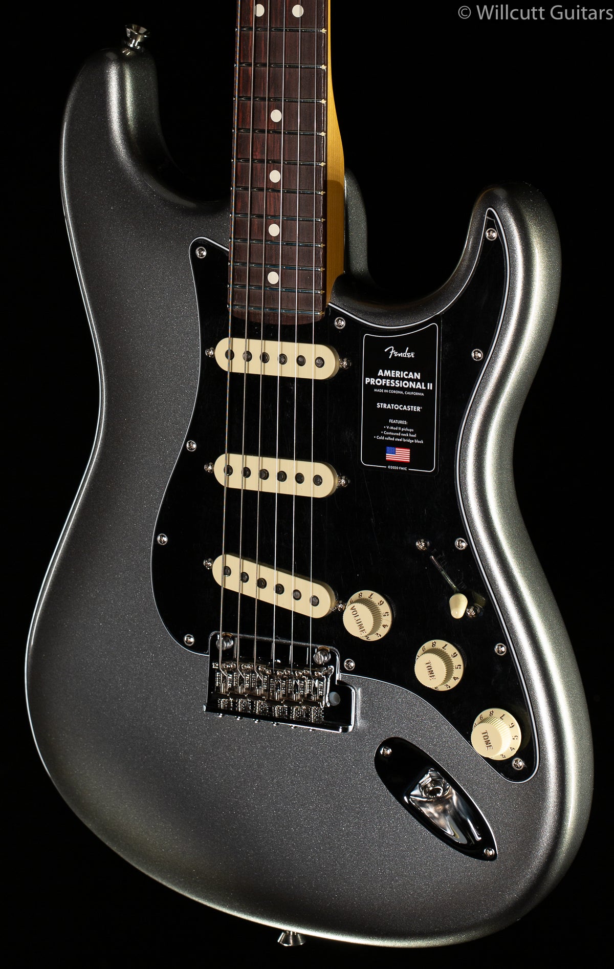 Fender American Professional II Stratocaster Mercury Rosewood Fingerboard