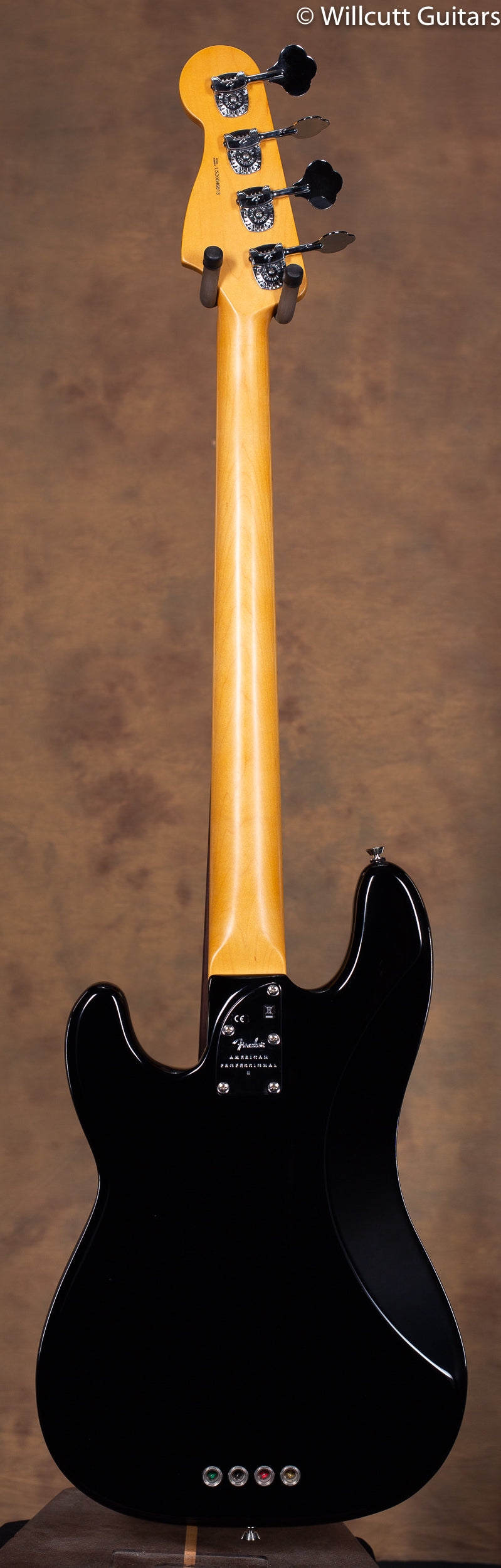 Fender American Professional II Precision Bass Black Maple USED