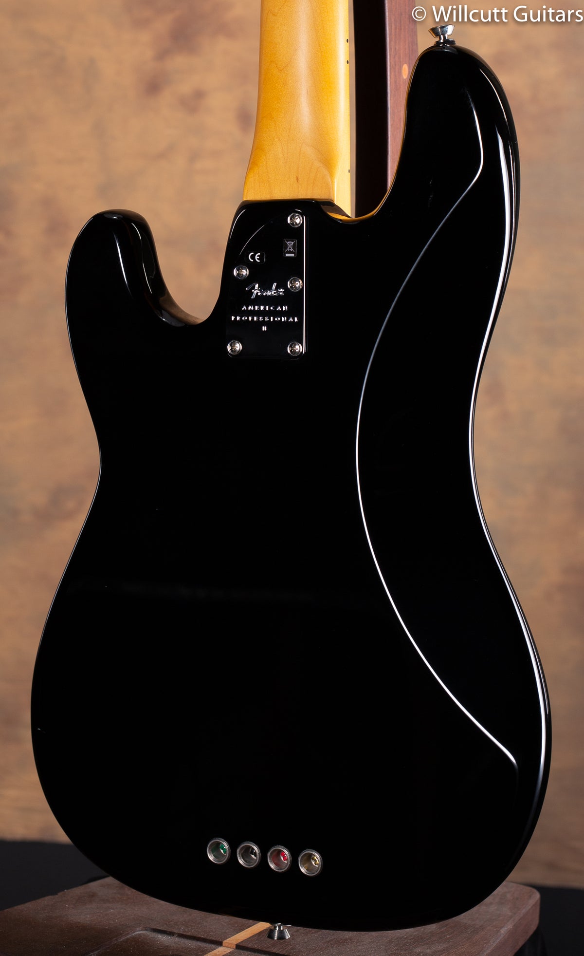 Fender American Professional II Precision Bass Black Maple USED