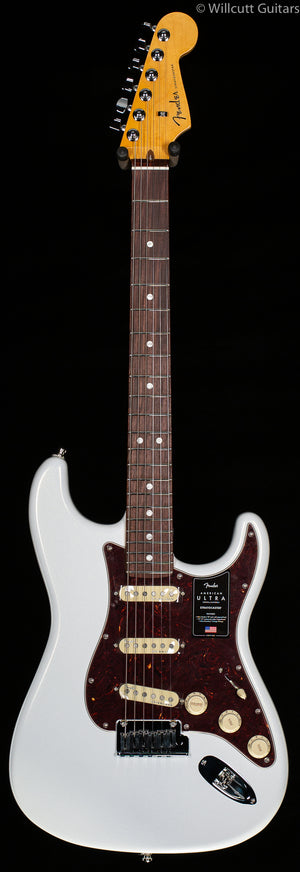 Fender American Ultra Stratocaster Arctic Pearl Rosewood Fingerboard