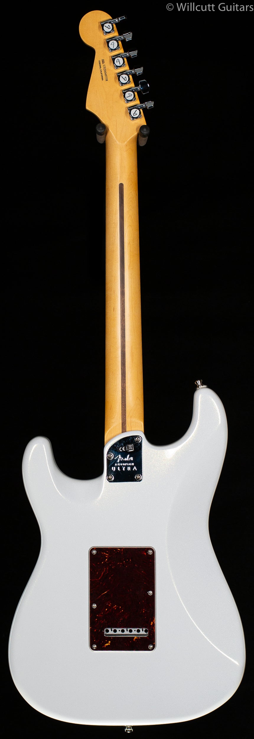 Fender American Ultra Stratocaster Arctic Pearl Rosewood Fingerboard