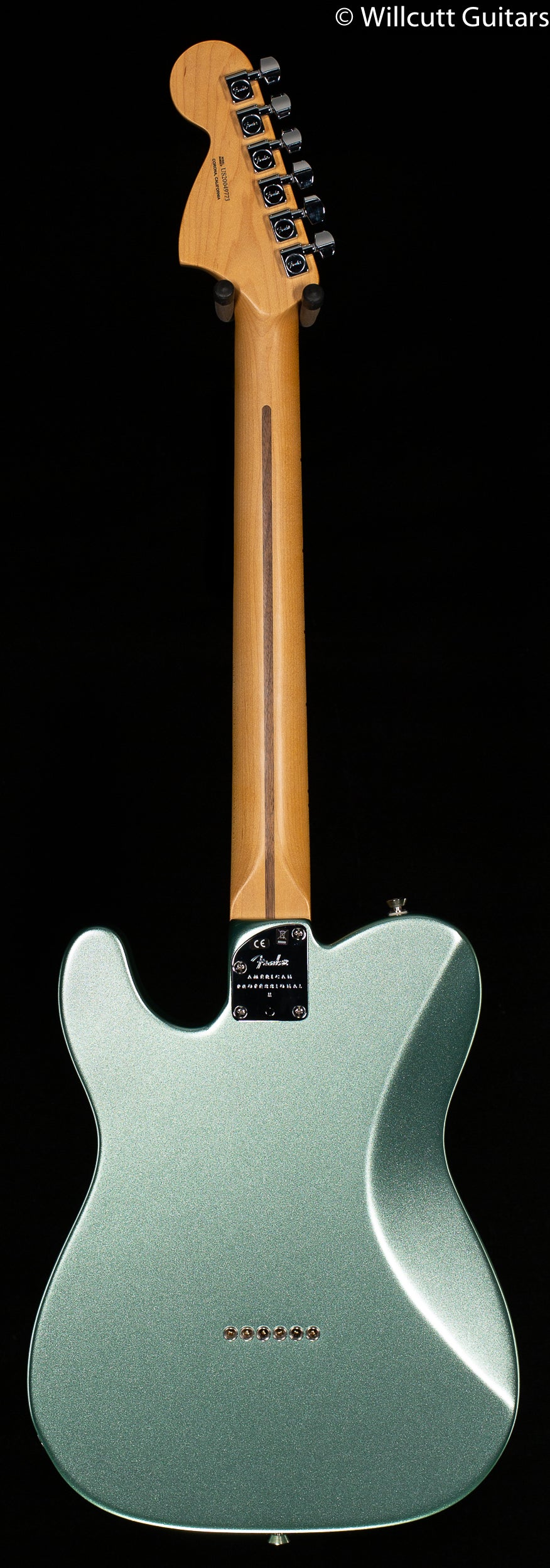 Fender American Professional II Telecaster® Deluxe, Maple Fingerboard, Mystic Surf Green