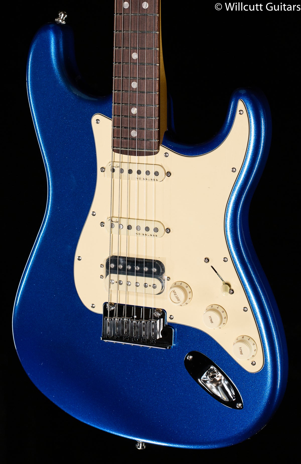 Fender American Ultra Stratocaster HSS Rosewood Cobra Blue