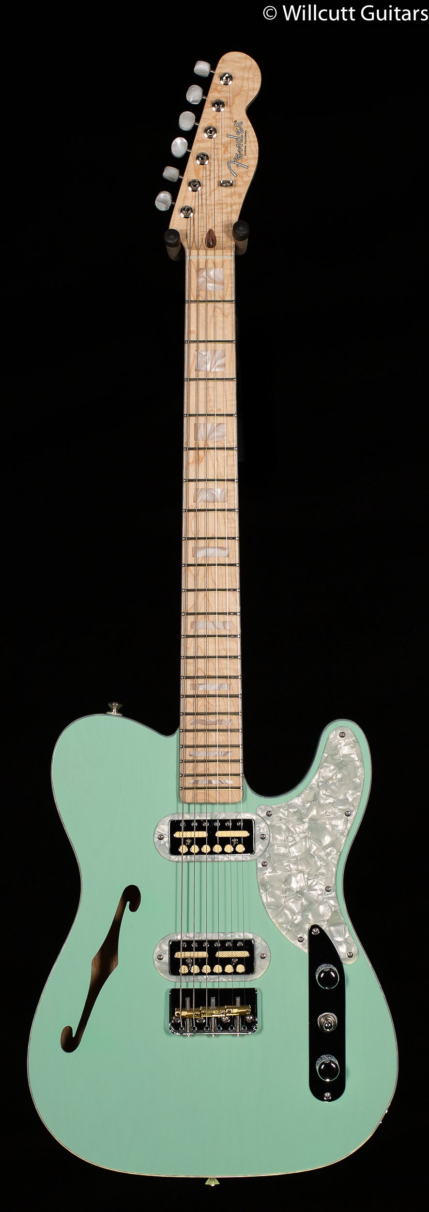 Fender Parallel Universe II Tele Mágico Transparent Surf Green Maple Fingerboard