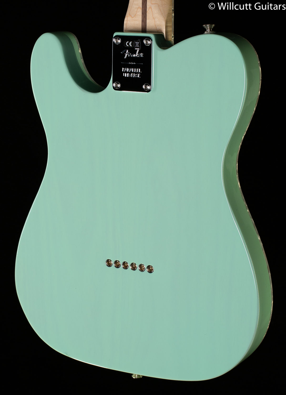 Fender Parallel Universe II Tele Mágico Transparent Surf Green Maple Fingerboard