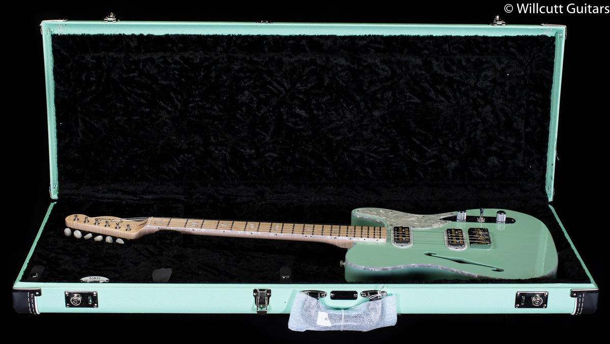 Fender Parallel Universe II Tele Mágico Transparent Surf Green Maple Fingerboard