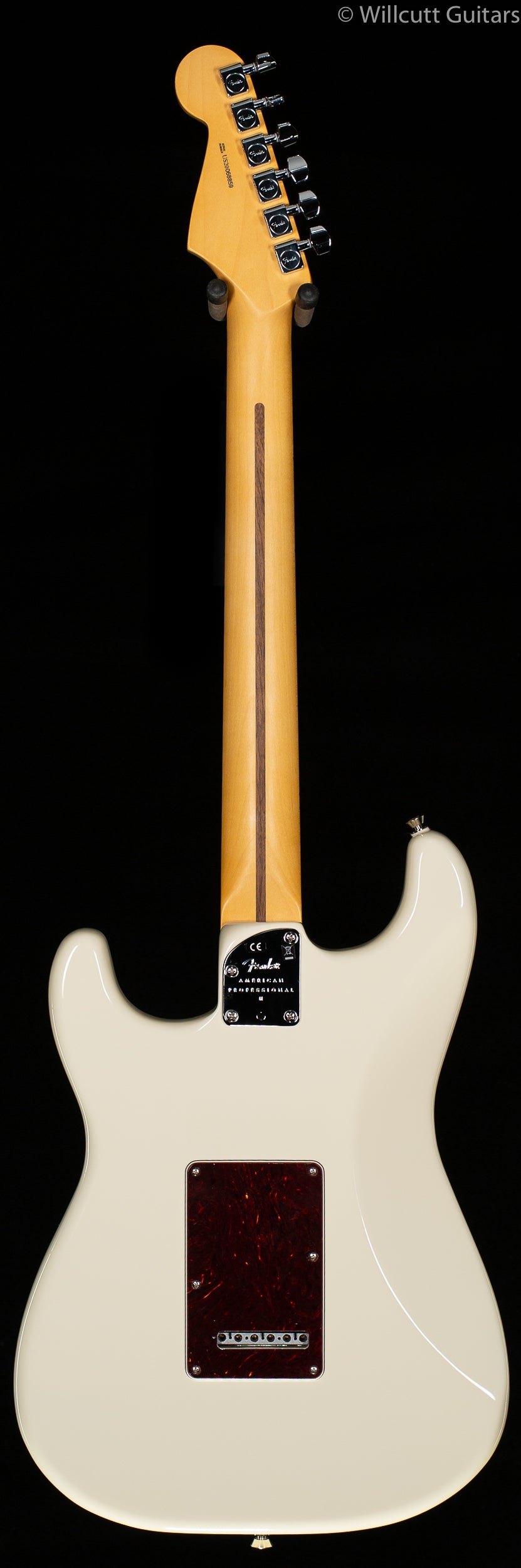 Fender American Professional II Stratocaster Maple Fingerboard Olympic White Maple Fingerboard (859)
