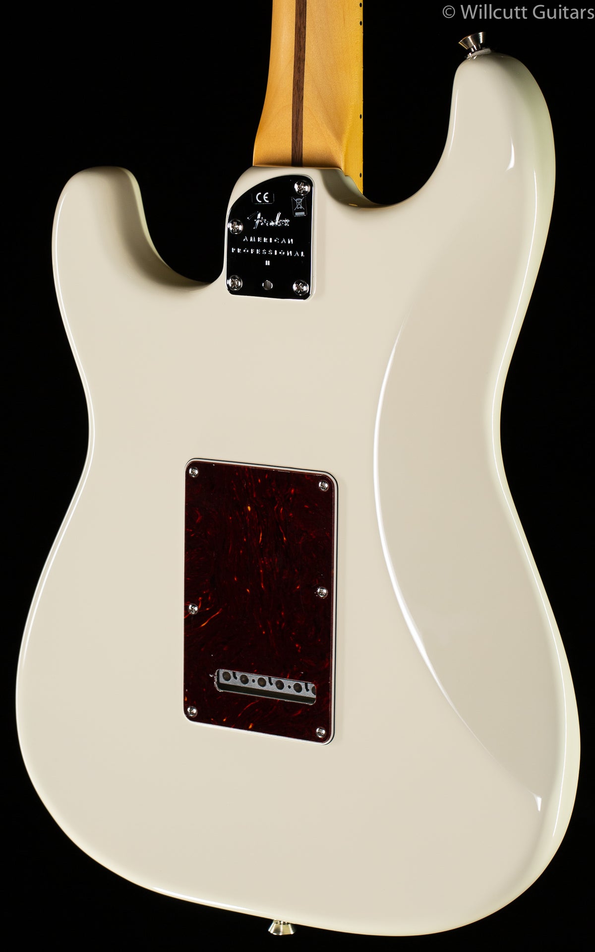 Fender American Professional II Stratocaster Maple Fingerboard Olympic White Maple Fingerboard (859)