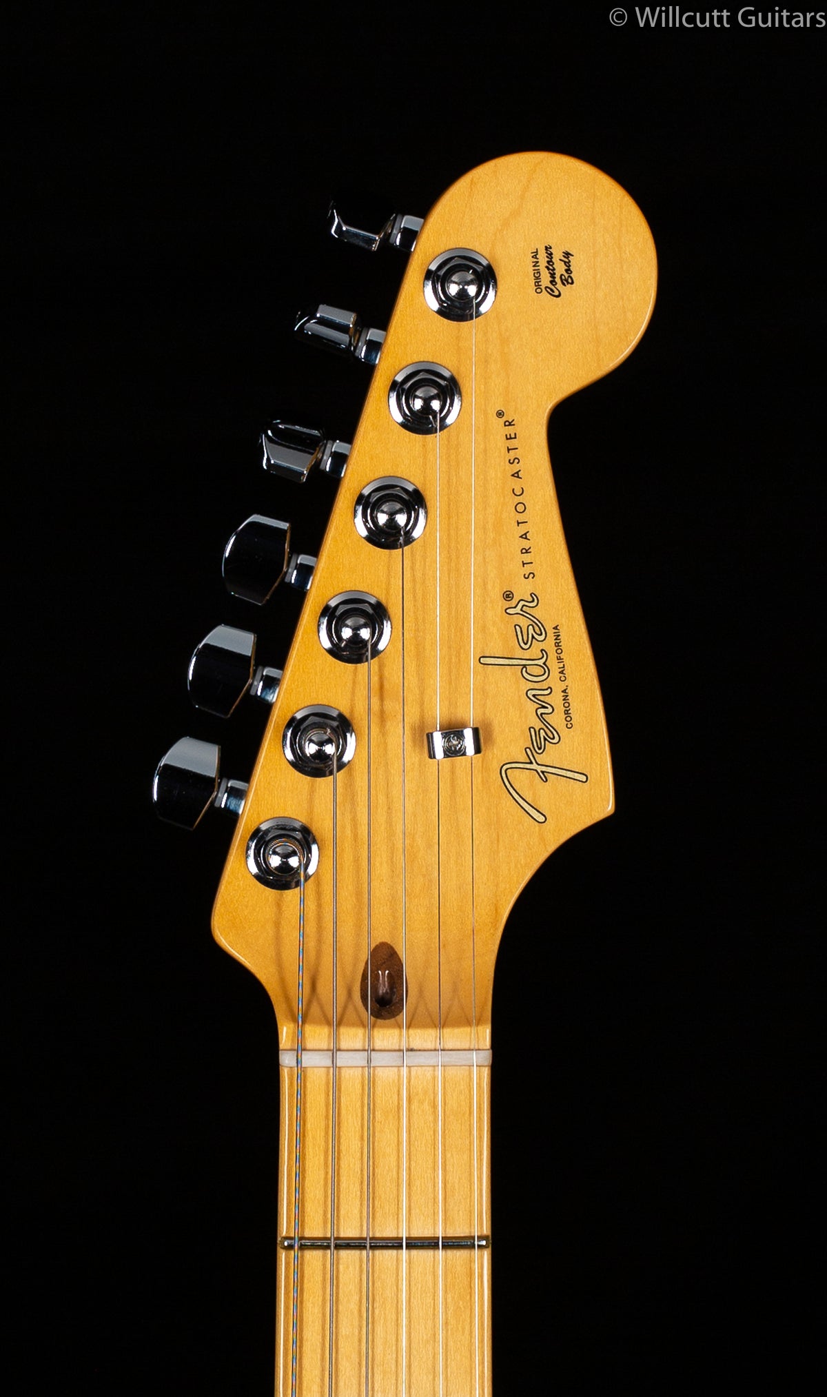 Fender American Professional II Stratocaster Maple Fingerboard Olympic White Maple Fingerboard (859)