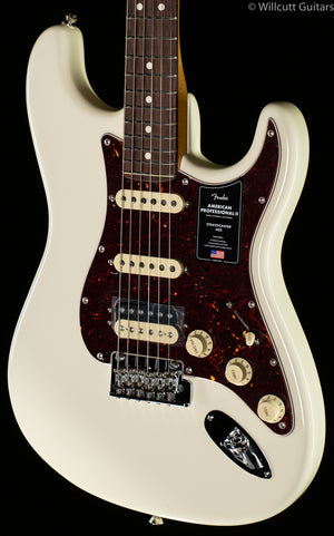 Fender American Professional II Stratocaster HSS Olympic White Rosewood Fingerboard