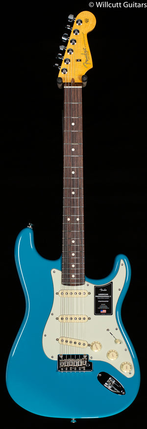 Fender American Professional II Stratocaster Miami Blue Rosewood Fingerboard DEMO