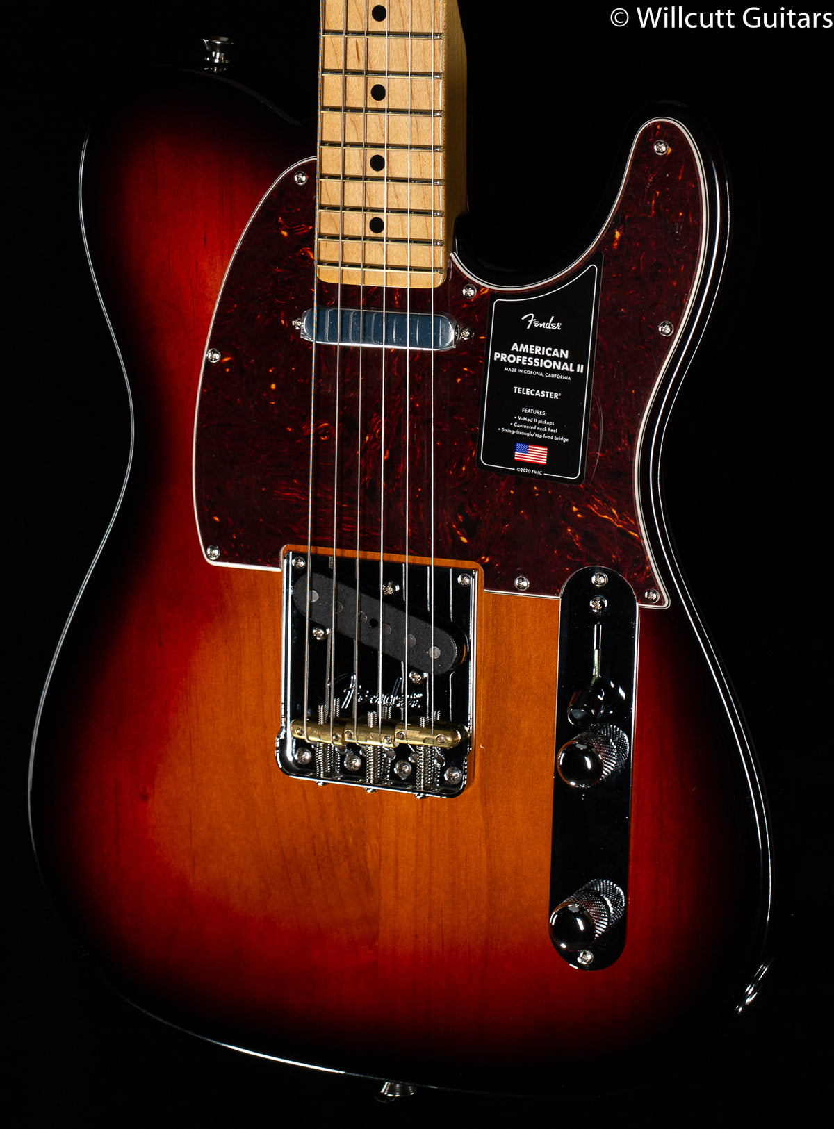 Fender American Professional II Telecaster 3-Color Sunburst DEMO
