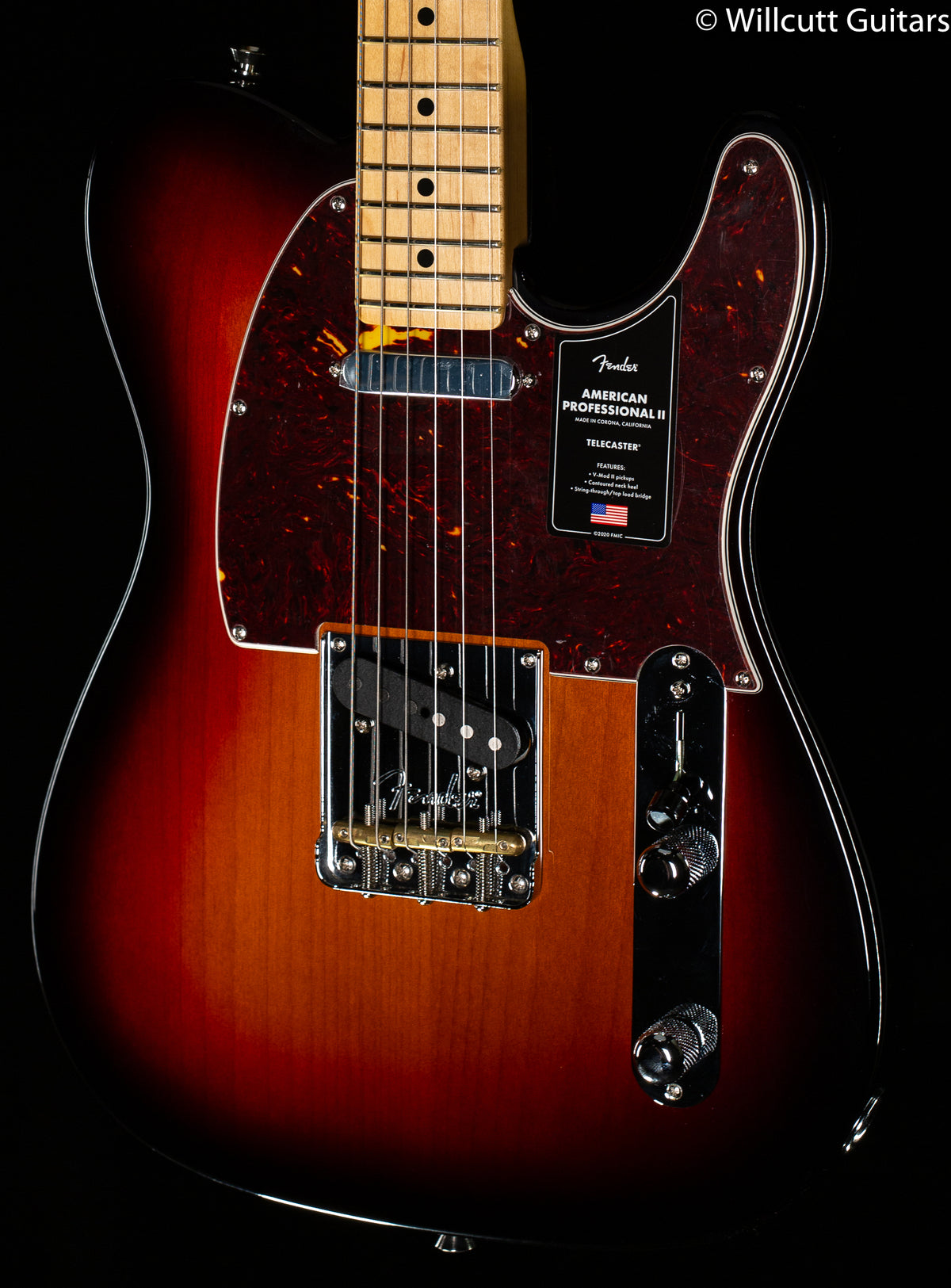 Fender American Professional II Telecaster 3-Color Sunburst DEMO