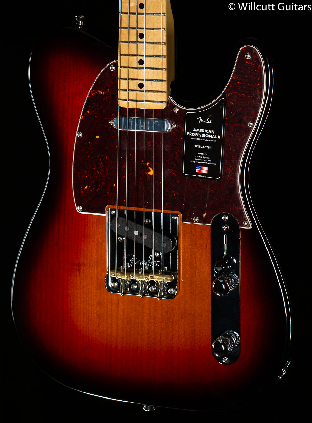 Fender American Professional II Telecaster 3-Color Sunburst DEMO