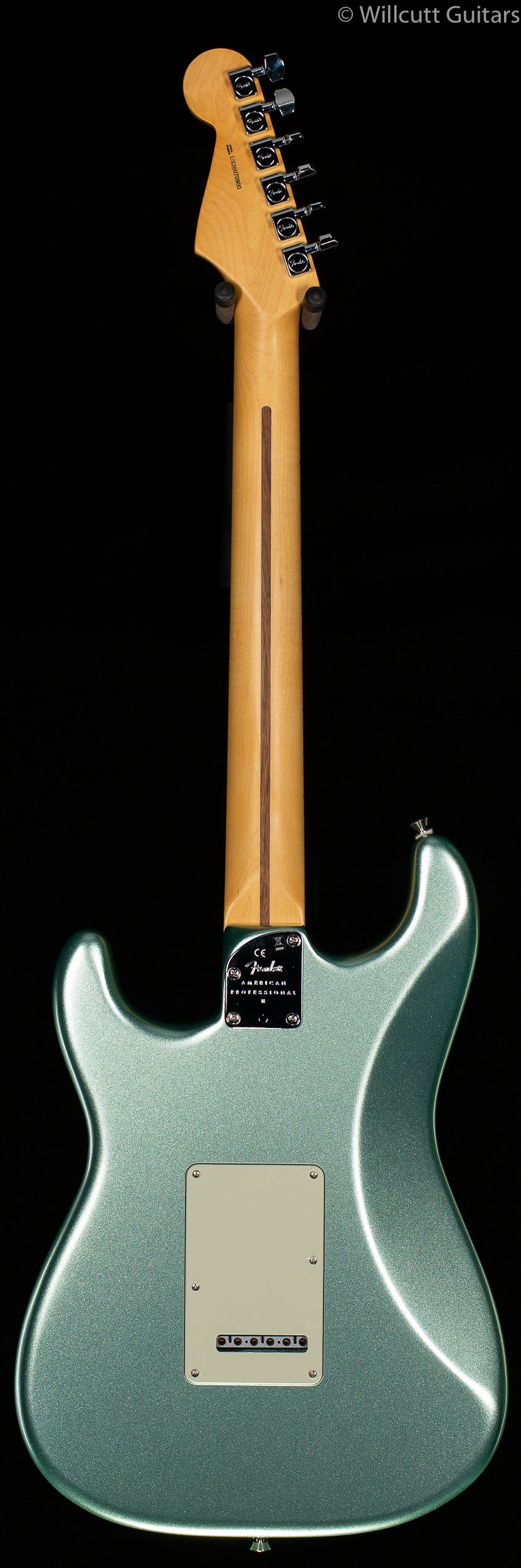 Fender American Professional II Stratocaster® HSS, Maple Fingerboard, Mystic Surf Green
