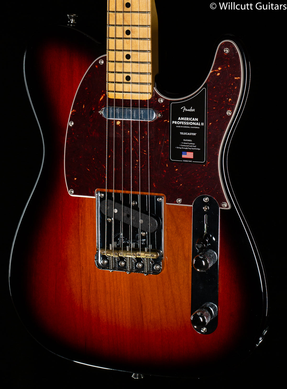Fender American Professional II Telecaster 3-Color Sunburst DEMO