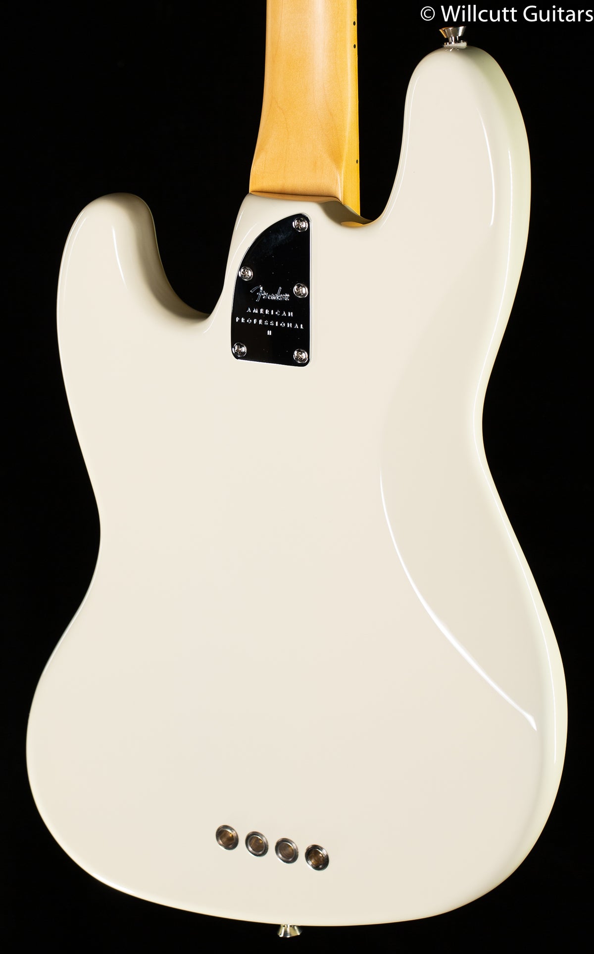 Fender American Professional II Jazz Bass Olympic White Maple Fingerboard DEMO