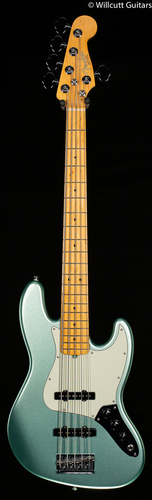 Fender American Professional II Jazz Bass V Mystic Surf Green Maple Fingerboard DEMO