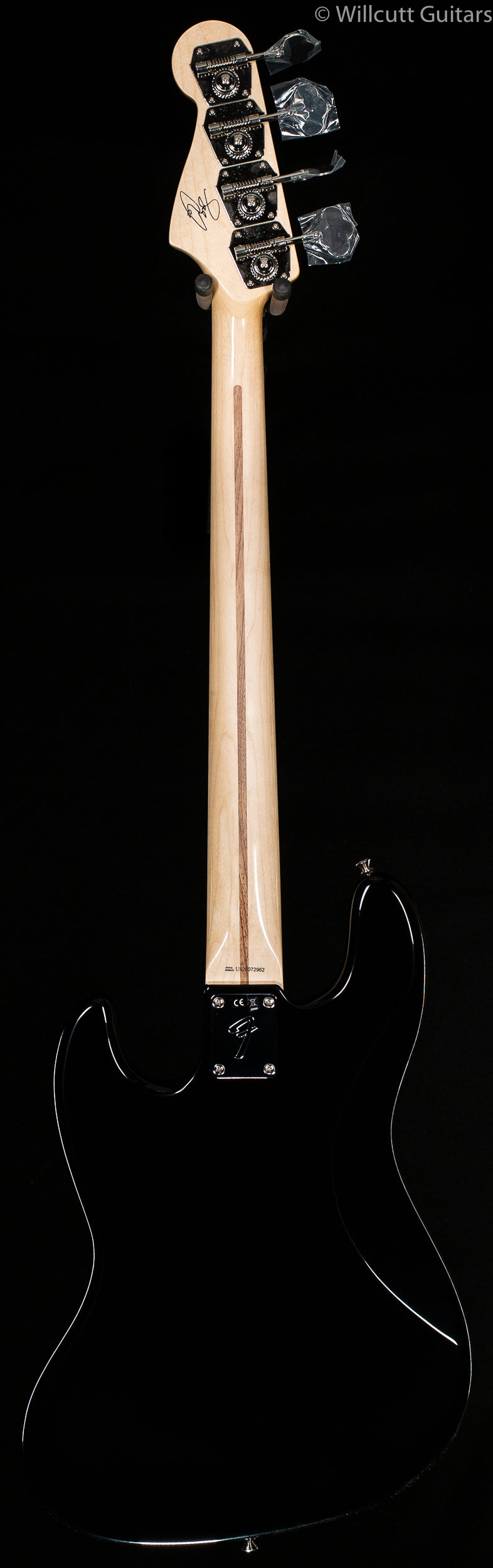 Fender U.S.A. Geddy Lee Jazz Bass®, Maple Fingerboard, Black