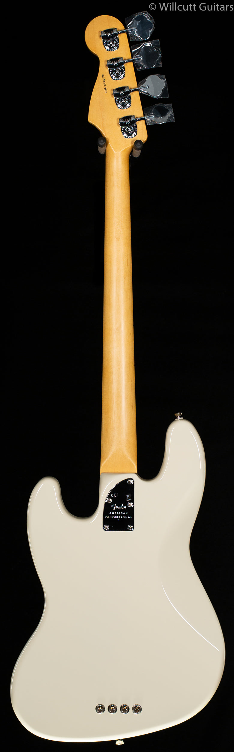 Fender American Professional II Jazz Bass Olympic White Maple Fingerboard