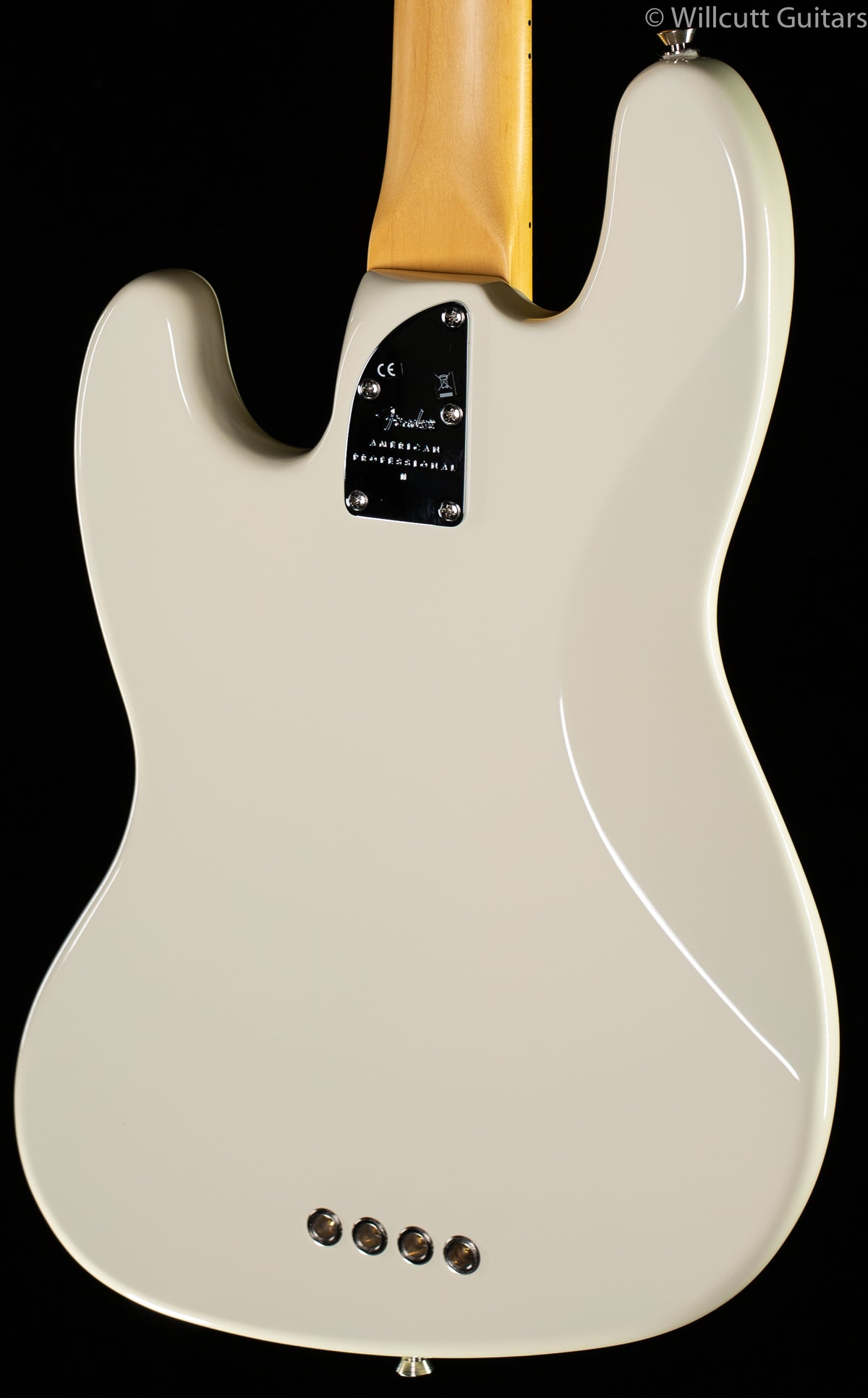 Fender American Professional II Jazz Bass Olympic White Maple Fingerboard