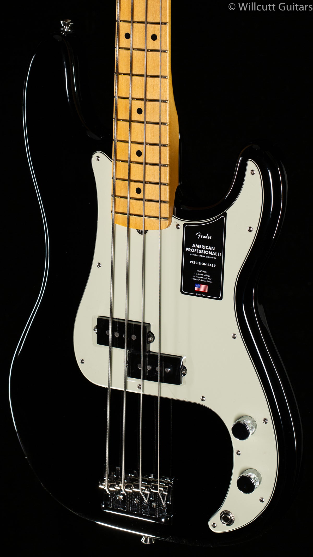 Fender American Professional II Precision Bass Black Maple Fingerboard