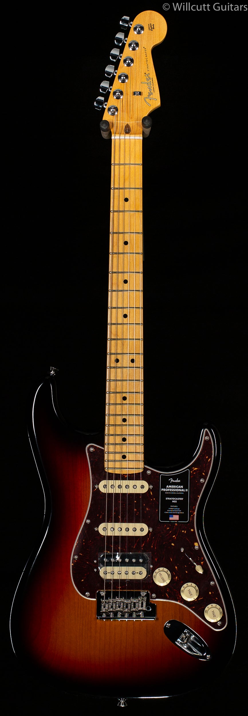Fender American Professional II Stratocaster HSS 3-Color Sunburst Maple