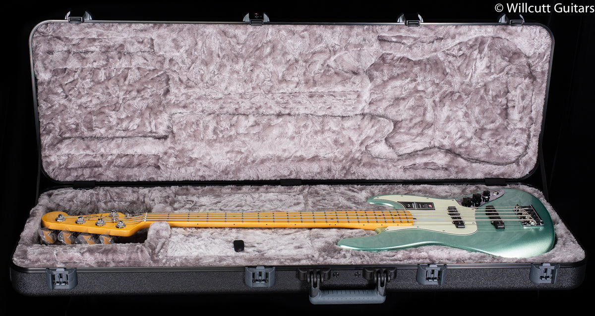Fender American Professional II Jazz Bass V Mystic Surf Green Maple Fingerboard