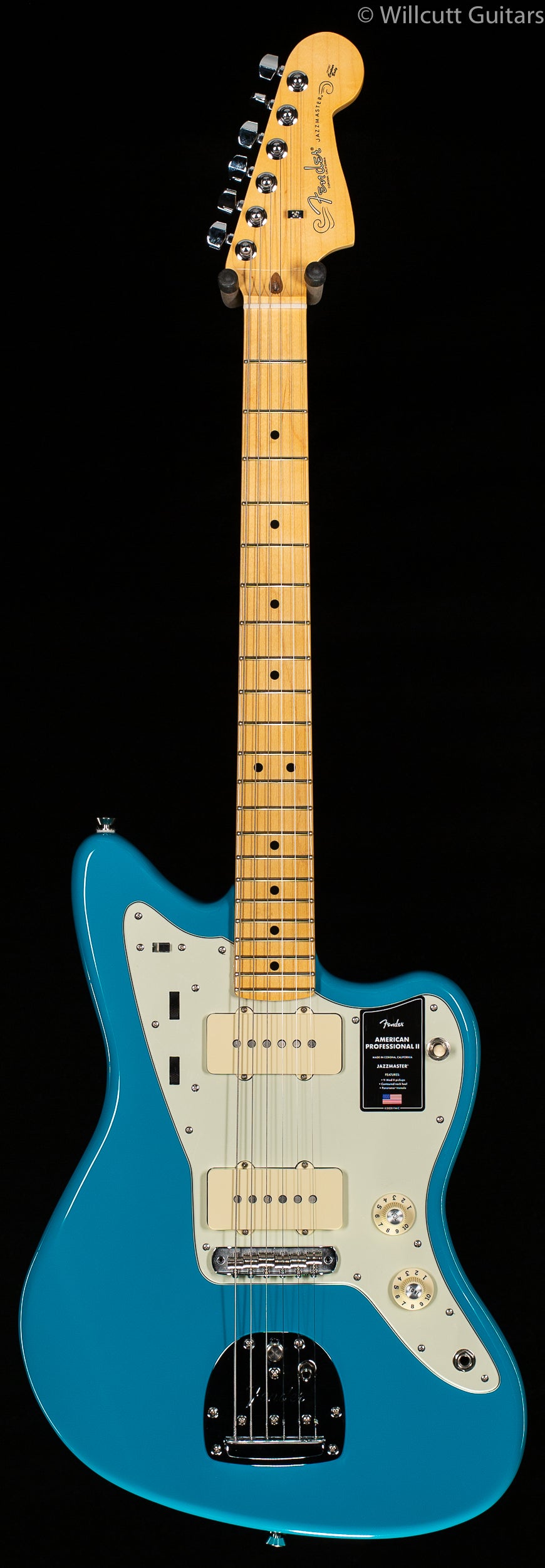 Fender American Professional II Jazzmaster Miami Blue Maple Fingerboard