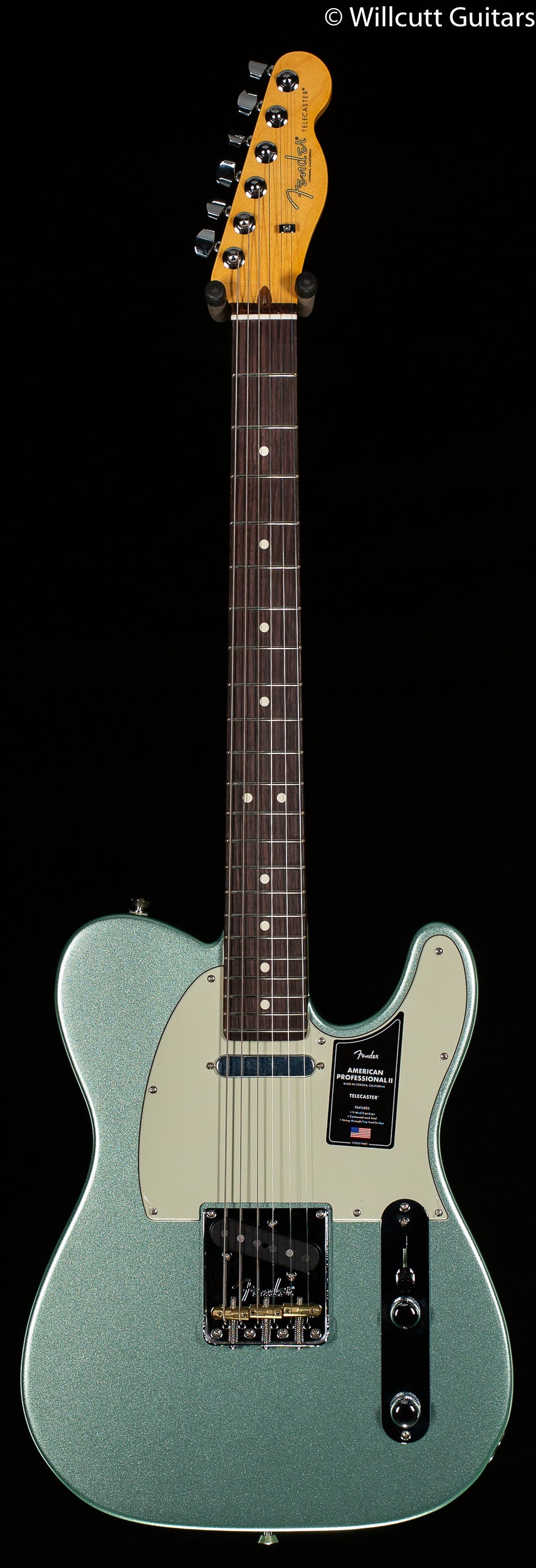 Fender American Professional II Telecaster Mystic Surf Green Rosewood Fingerboard