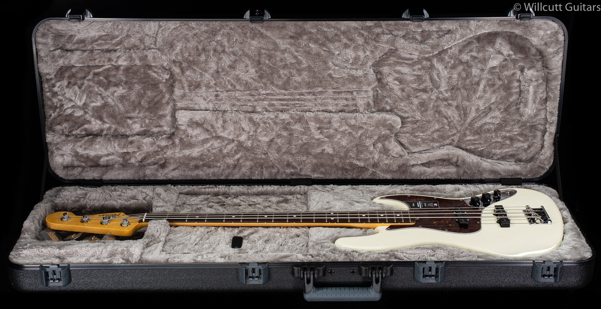 Fender American Professional II Jazz Bass Olympic White Rosewood Fingerboard