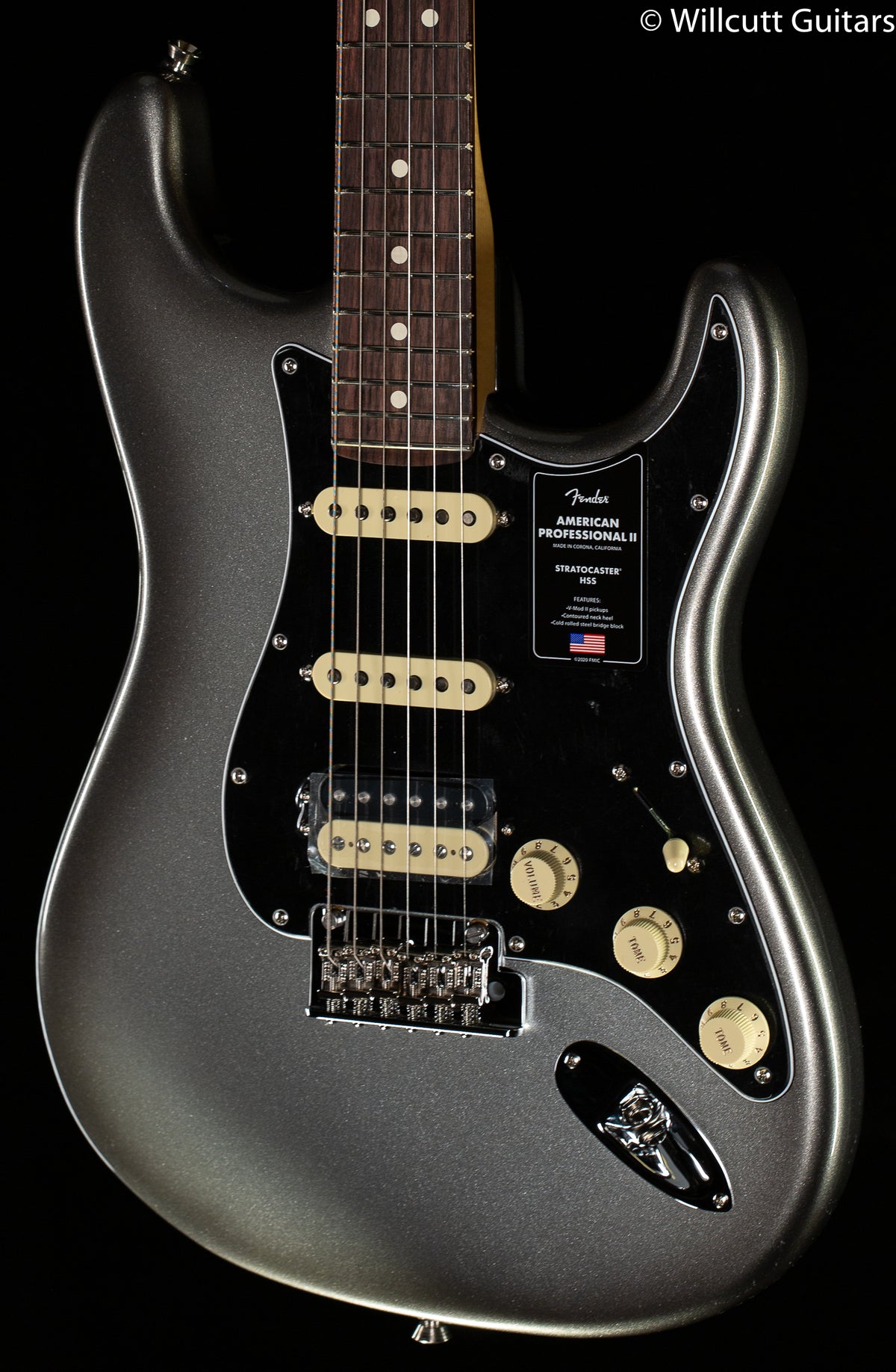 Fender American Professional II Stratocaster HSS Mercury Rosewood Fingerboard