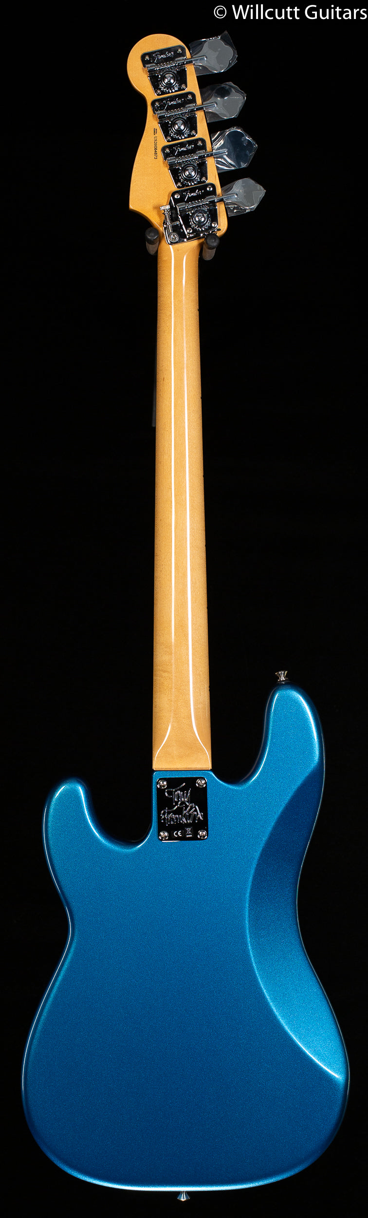 Fender Tony Franklin Fretless Precision Bass Lake Placid Blue Ebony Fingerboard