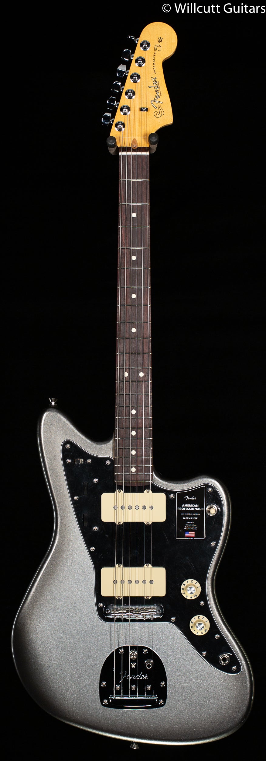 Fender American Professional II Jazzmaster Mercury Rosewood Fingerboard