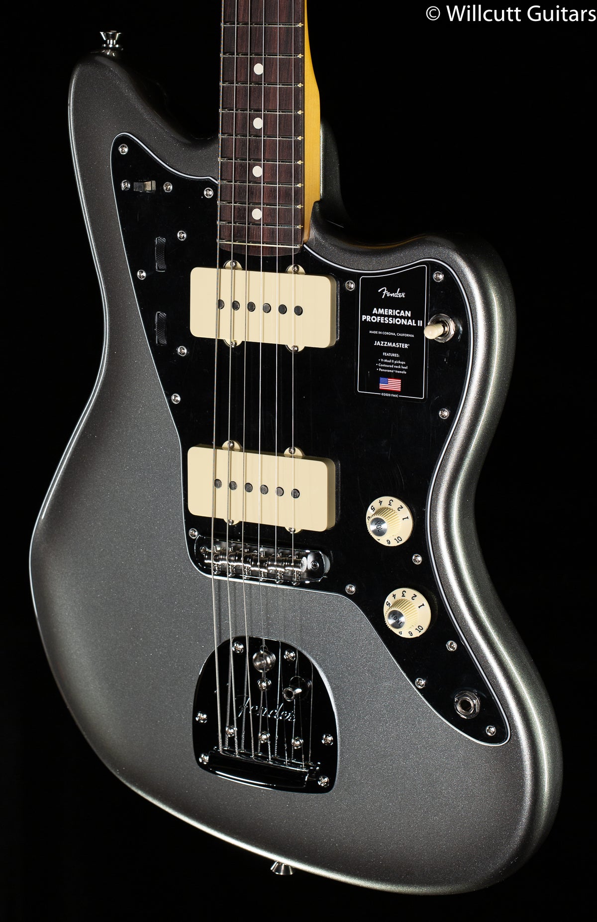 Fender American Professional II Jazzmaster Mercury Rosewood Fingerboard